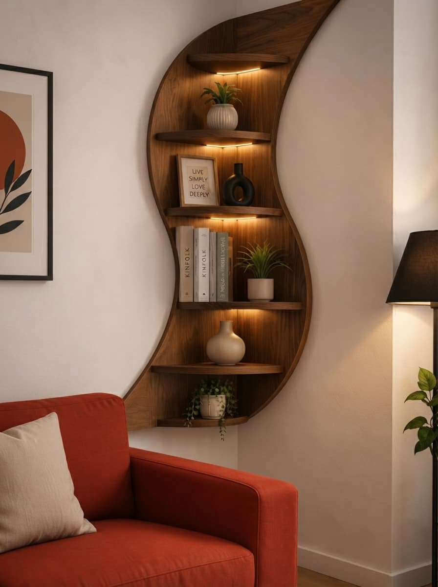 LunaWave Corner Display