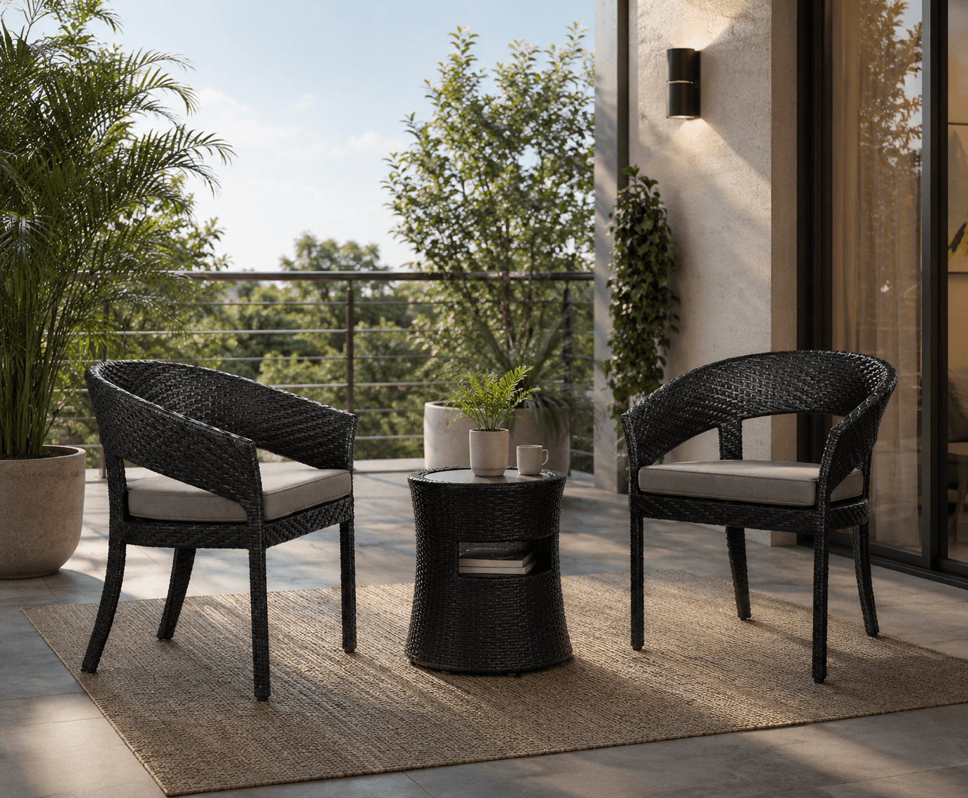 The Onyx Weaver Bistro Set