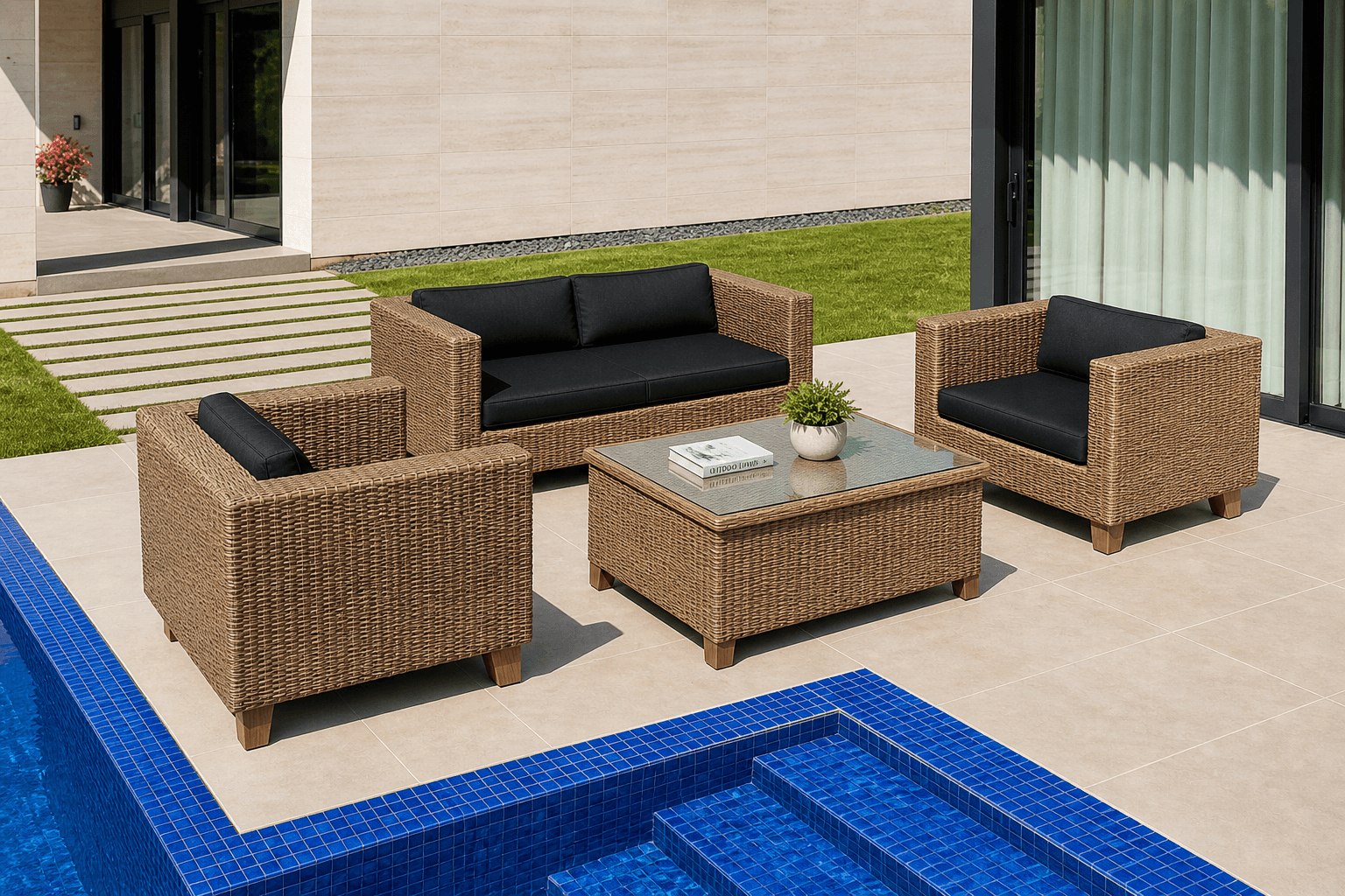 Urban Edge Outdoor Sofa Set