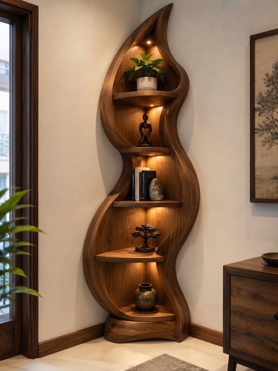 The Serpentine Corner Display